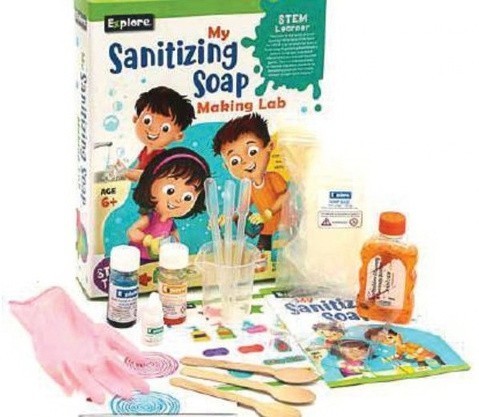 My Sanitizing Soap Making Lab